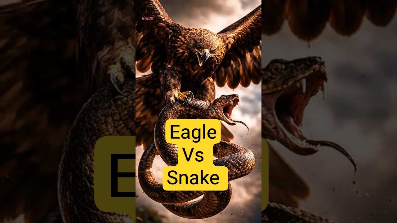 Eagle vs Snake 🦅🐍 Deadly Encounter in the Wild 
