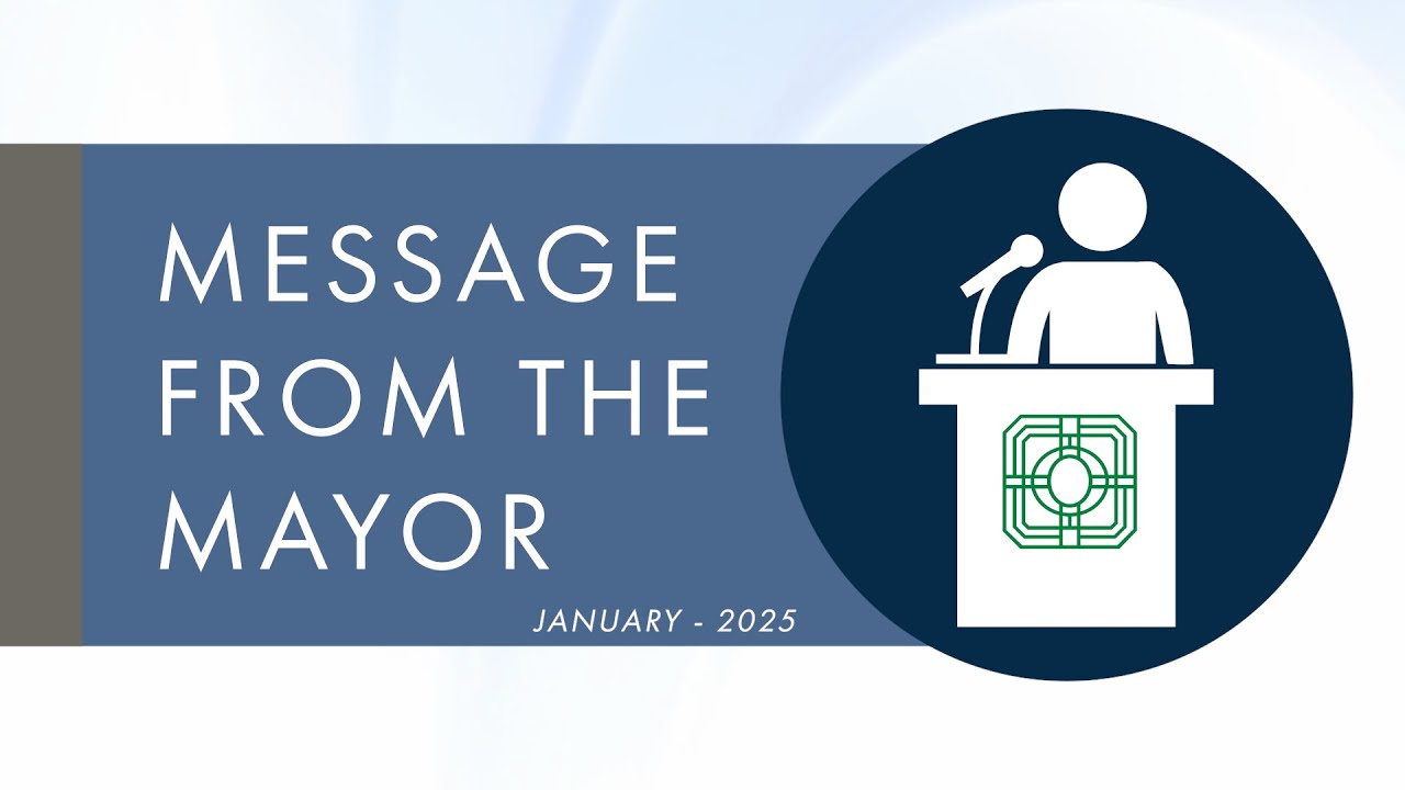 Message from the Mayor - January
