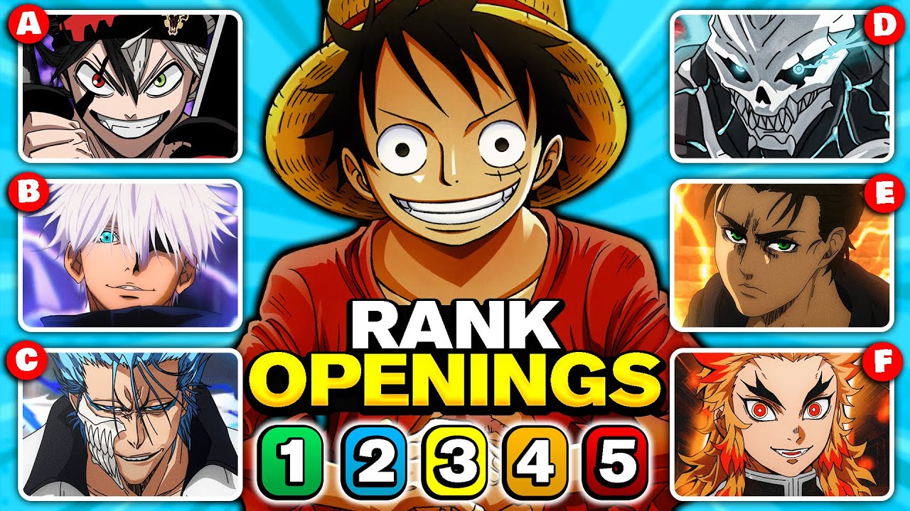 RANK THE ANIME OPENINGS! But You Don't Know the Next One 🔥🎵