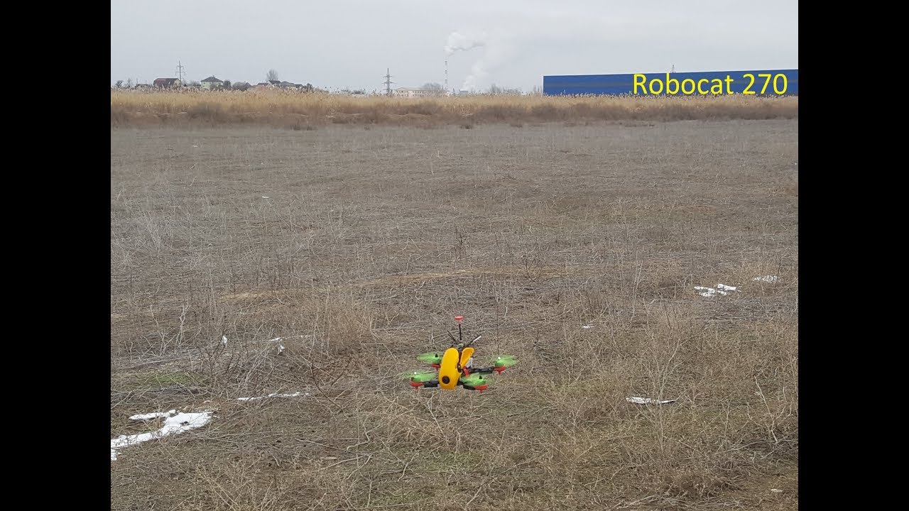 Robocat 270, тест курсовой камеры Eachine 1000TVL, CCD