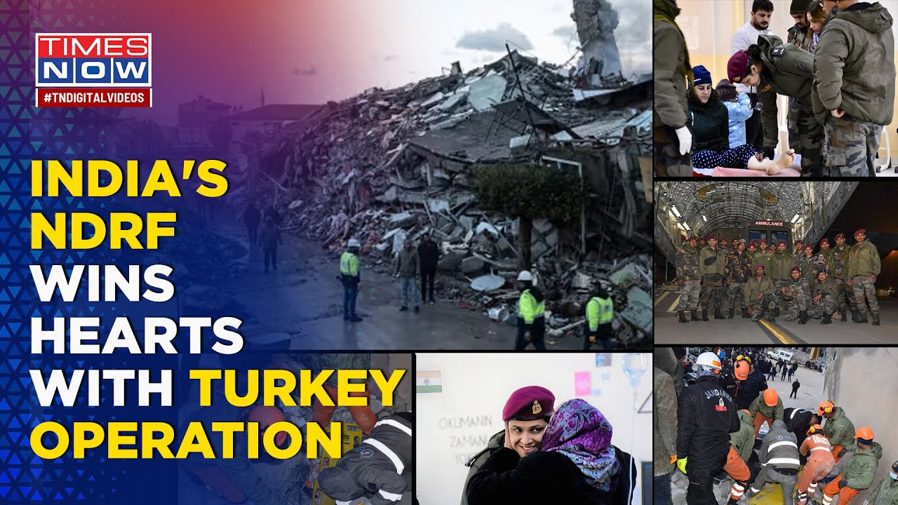 NDRF Wins Hearts After Rescue Op Visuals Goes Viral As Dost&rsquo; India Reaches Out To Quake Hit Turkey