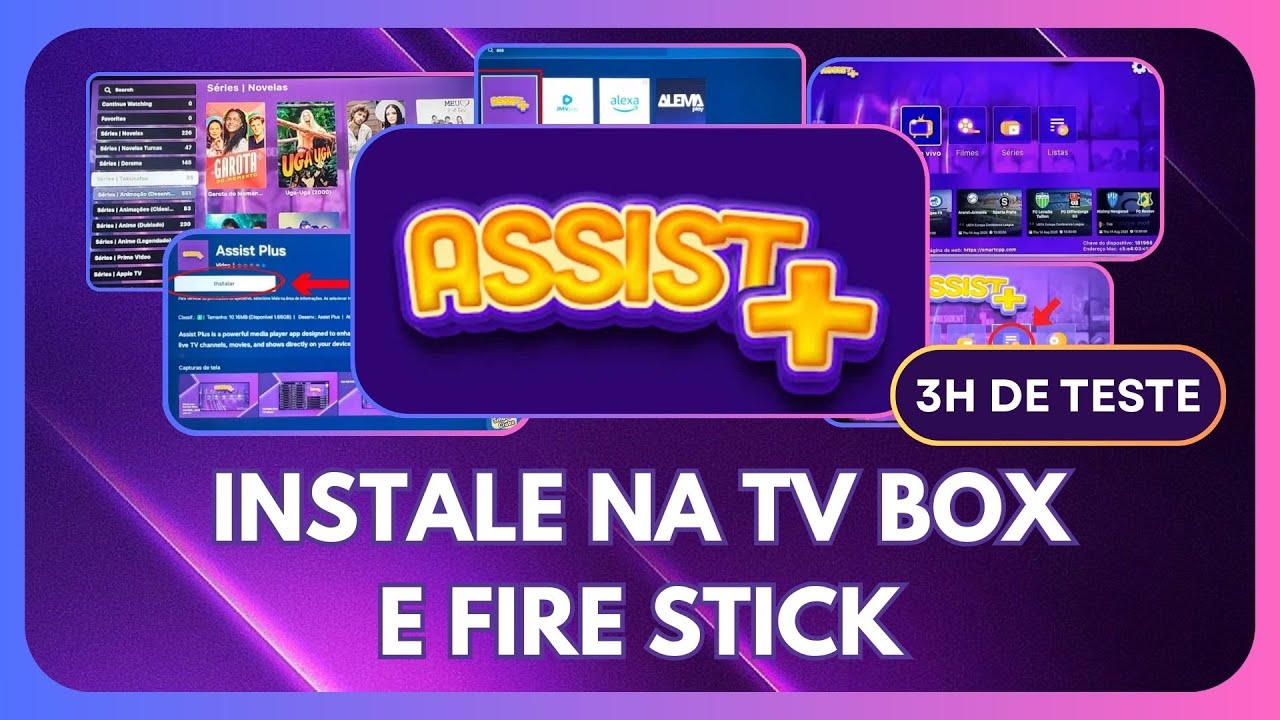 ASSIST PLUS BAIXE E INSTALE NA TV BOX PARA ASSISTIR CANAIS, FILMES E SÉRIES