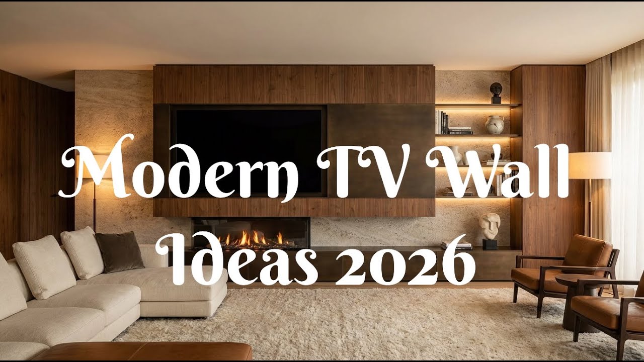 Современные Идеи ТВ-Стены 2026 | Подвесные Шкафы, Media Wall и ТВ-Панели