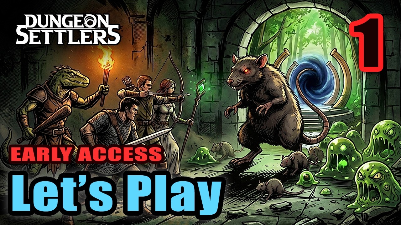 Survival Crafting Colony Sim Dungeon Crawler Squad Based RPG - Dungeon Settlers - Full Gameplay