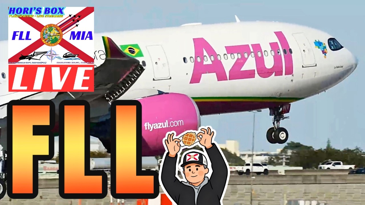 🔴  LIVE | FLL Plane Spotting | Fort Lauderdale-Hollywood International Airport | February 10, 2026