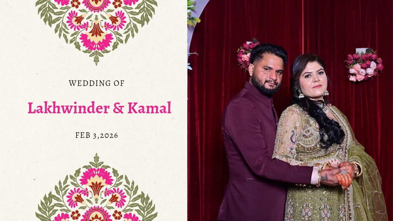 Wedding Ceremony of Lakhwinder & Kamal Live by Janjua Photography Mob. 81988-30792