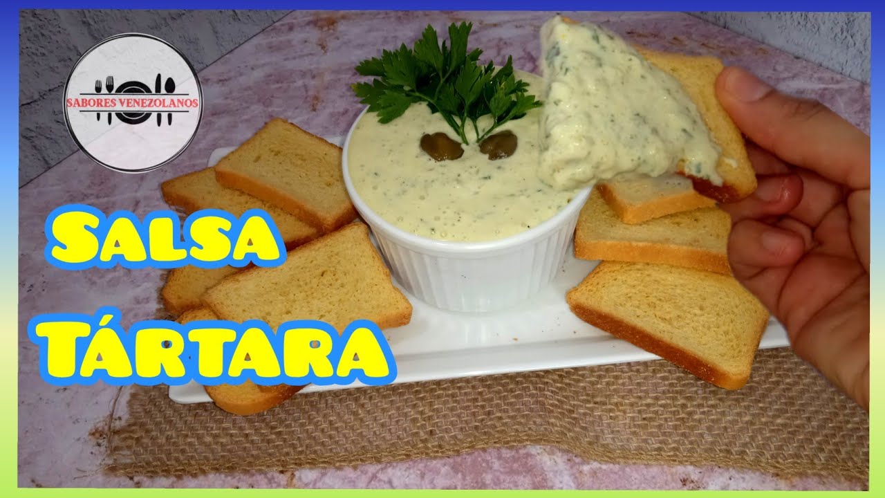 Salsa Tartara Casera Venezolana [ Muy fácil de Preparar y Muy deliciosa ]