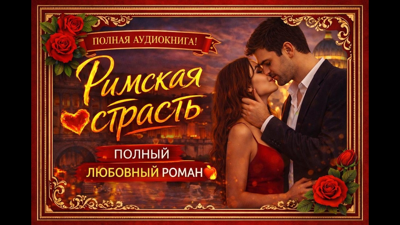 Романтическая аудиокнига - Римская страсть ❤️ ПОЛНЫЙ ЛЮБОВНЫЙ РОМАН !