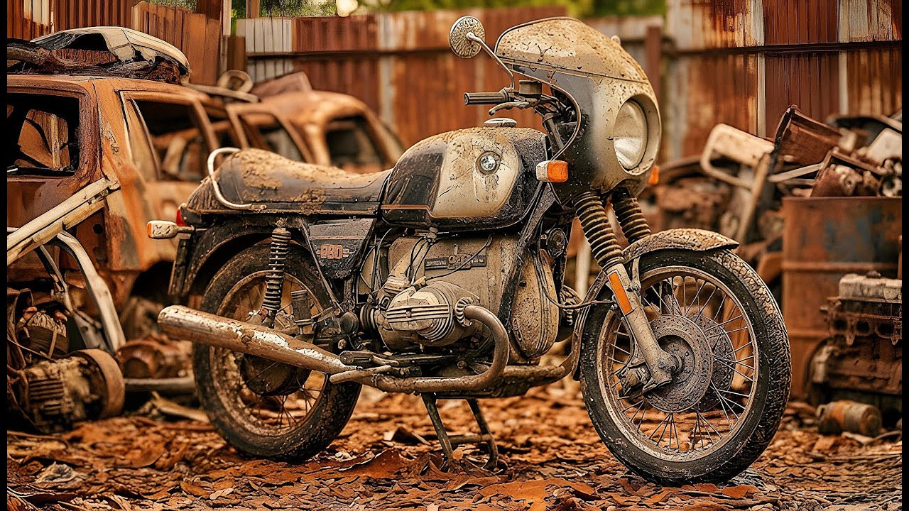 ASMR Restoring a 1975 BMW R90S Boxer from Abandoned Junkyard Condition