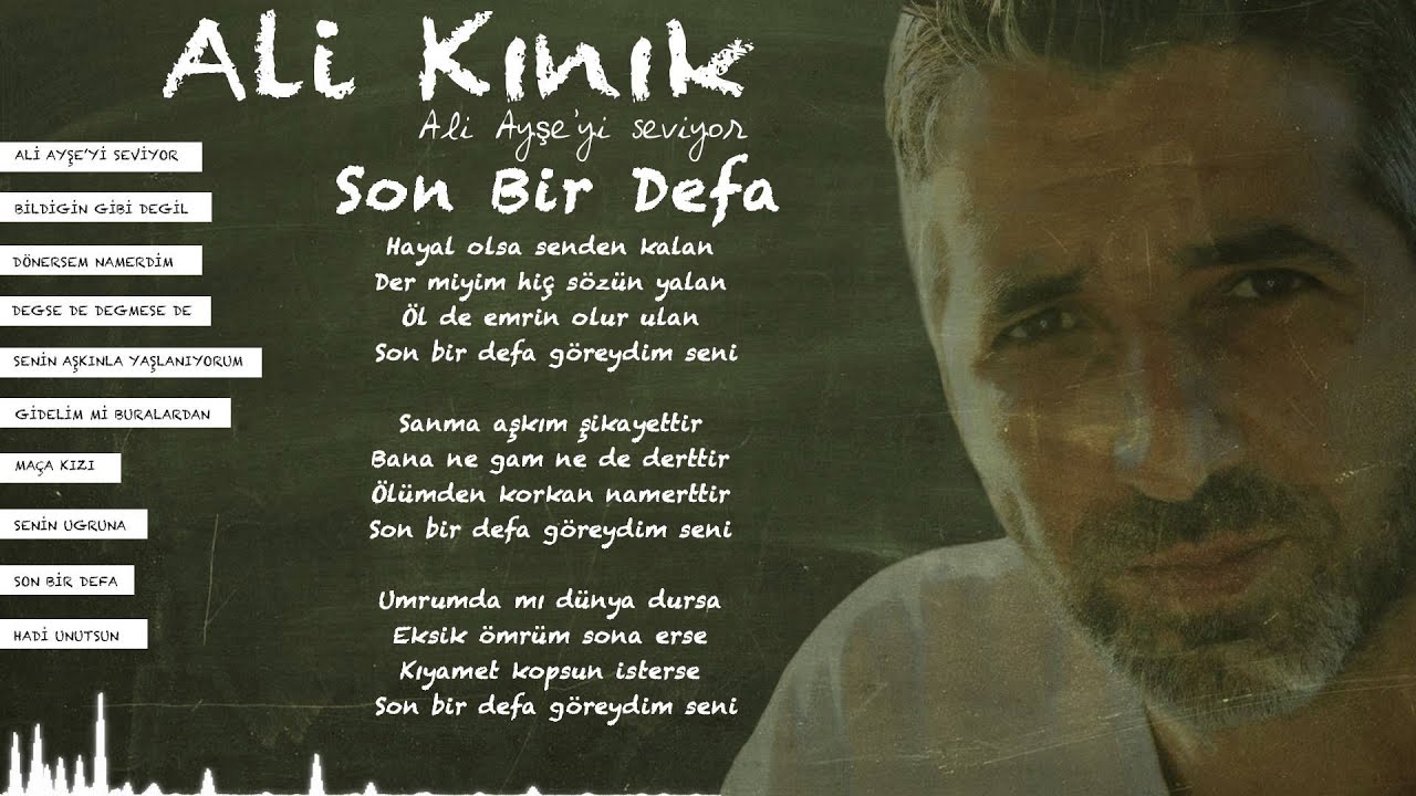 Ali Kınık - Son Bir Defa (Official Lyric Video)