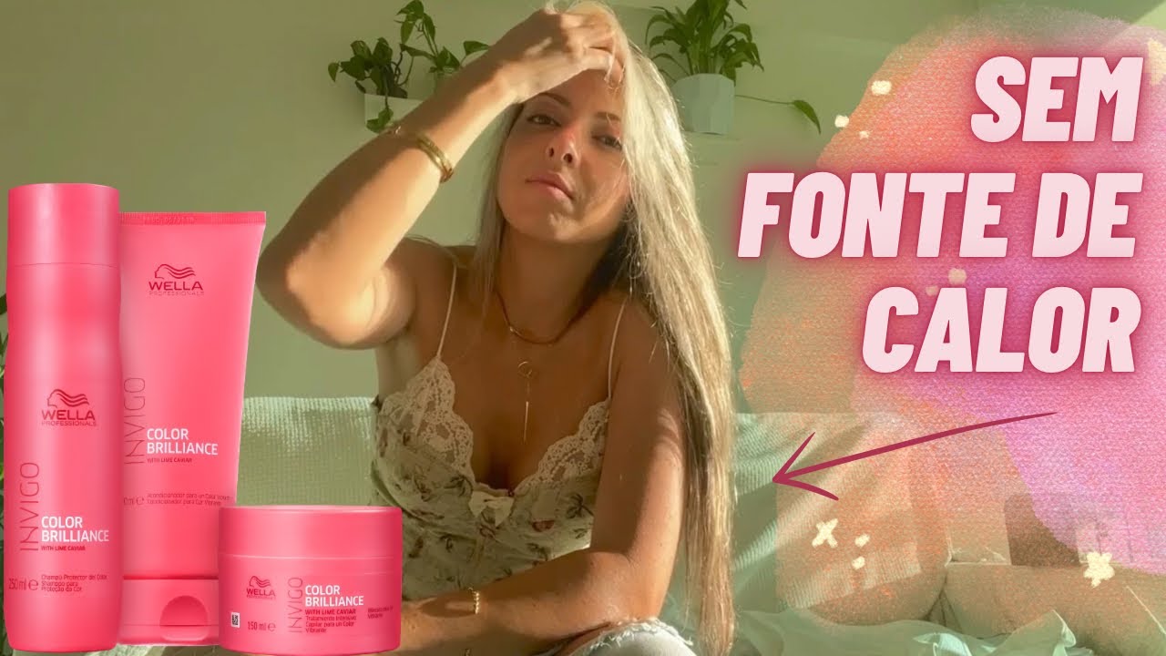 Resenha WELLA COLOR BRILLIANCE sem fonte de calor no cabelo fino, raiz oleosa e loiro descolorido✨