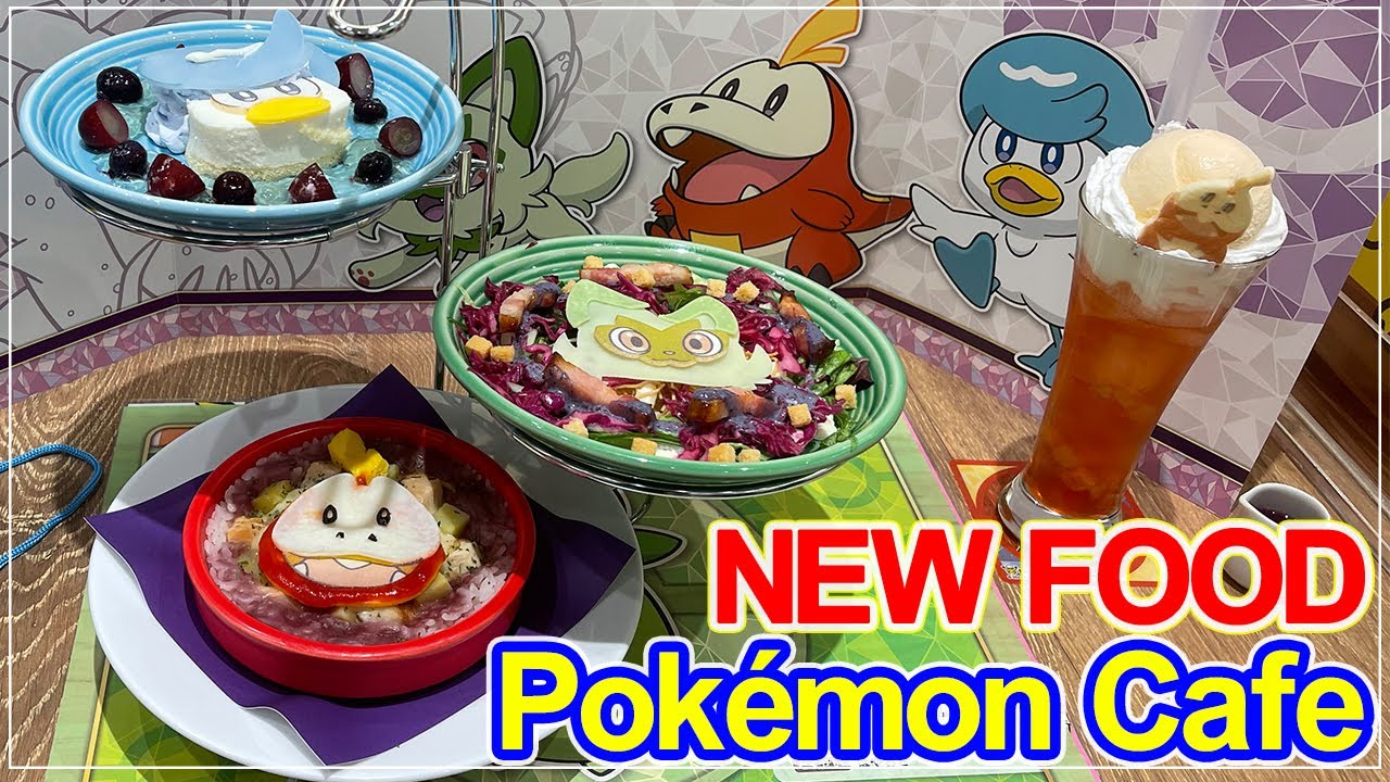 NEW Scarlet and Violet food at Pokémon Cafe | Japan, Osaka/Tokyo