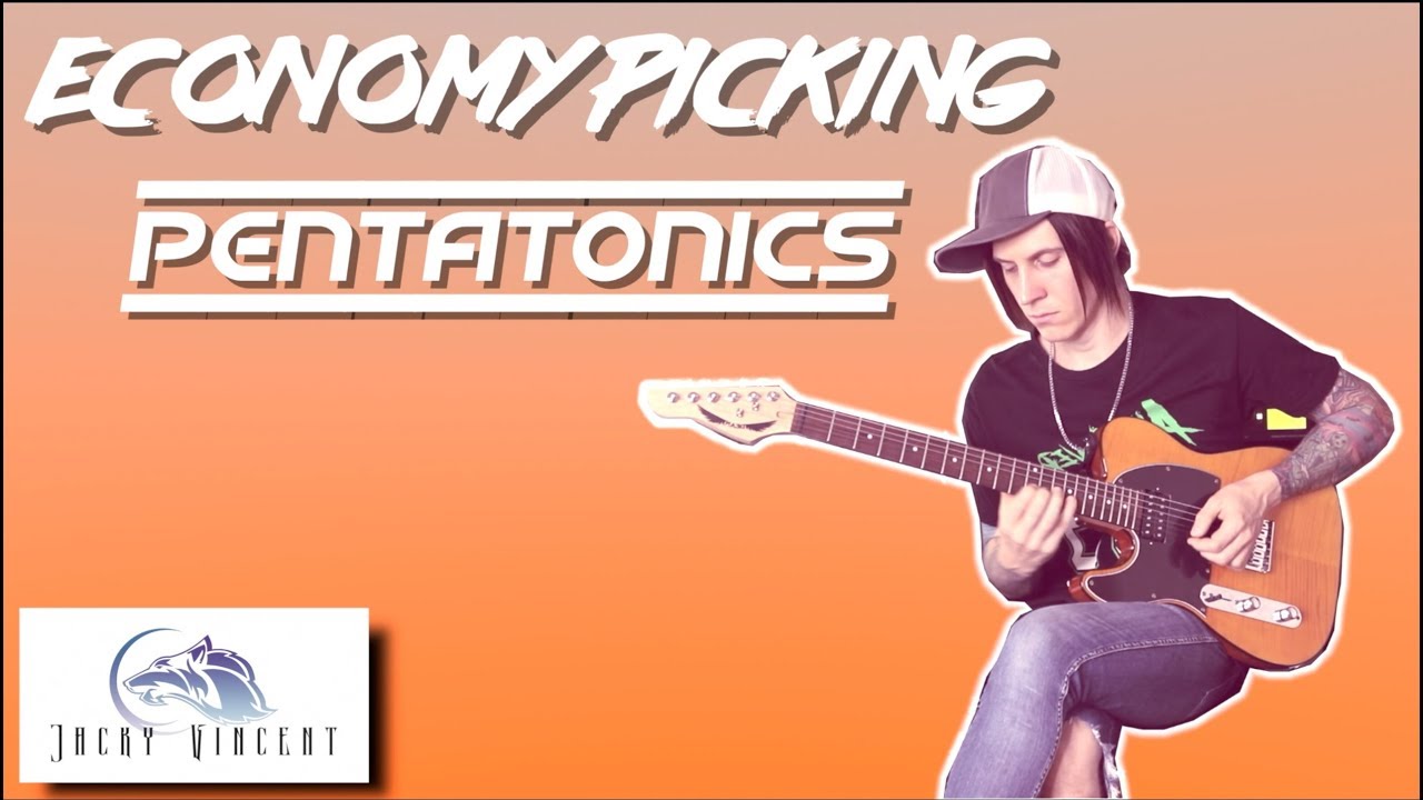 Economy picking Pentatonic Lesson | Jacky Vincent