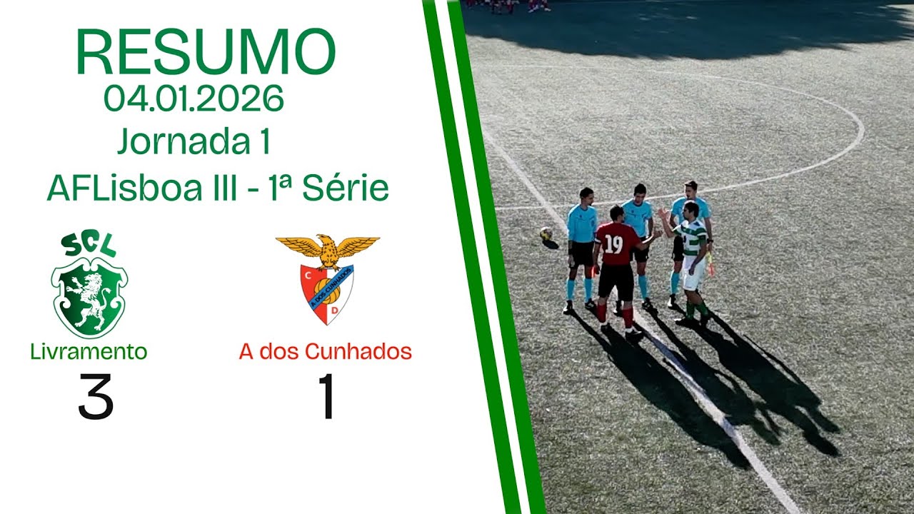 2025/26: J1: Livramento 3-1 A dos Cunhados