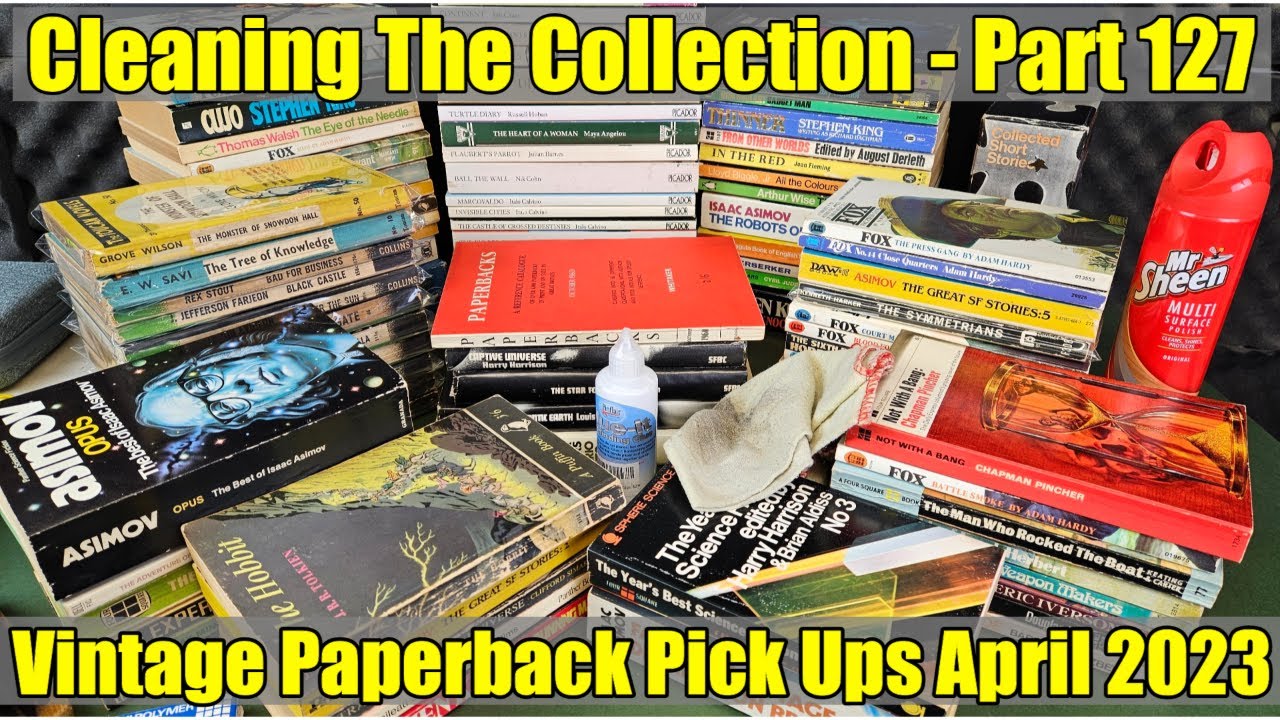 Unintentional ASMR - Cleaning The Collection - Part 127 - Vintage  Paperbacks Pick Ups - April 2024