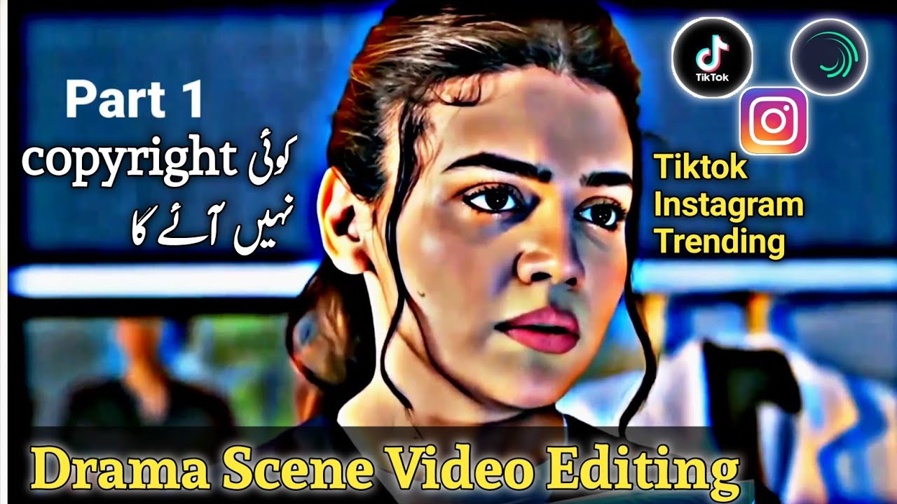 How To Edit Drama Clips Video For TikTok | Drama Scene Video Editing||No Copyright|Alight Motion