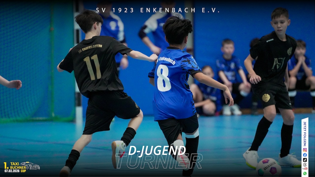 1. Taxi-Buchner-Cup 2026 | Alle Spiele unserer D1 und D2 | D-Jugend Hallenturnier SV Enkenbach