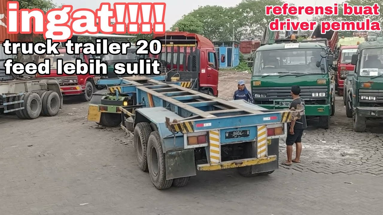 ketika para driver di uji skill dan kemampuanya parkir mundur di tempat sempit