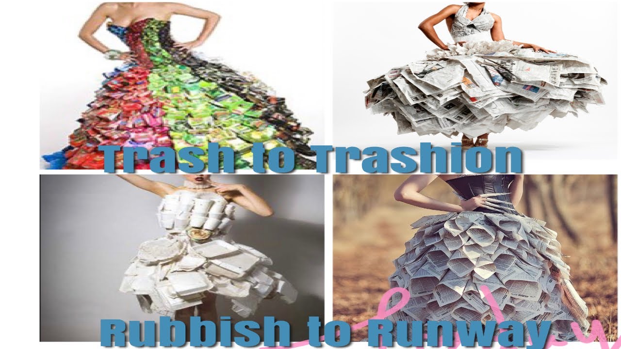 Мода карантина | Украшения из переработанных материалов | Шоу Trash and Refashion | Носимое искус...