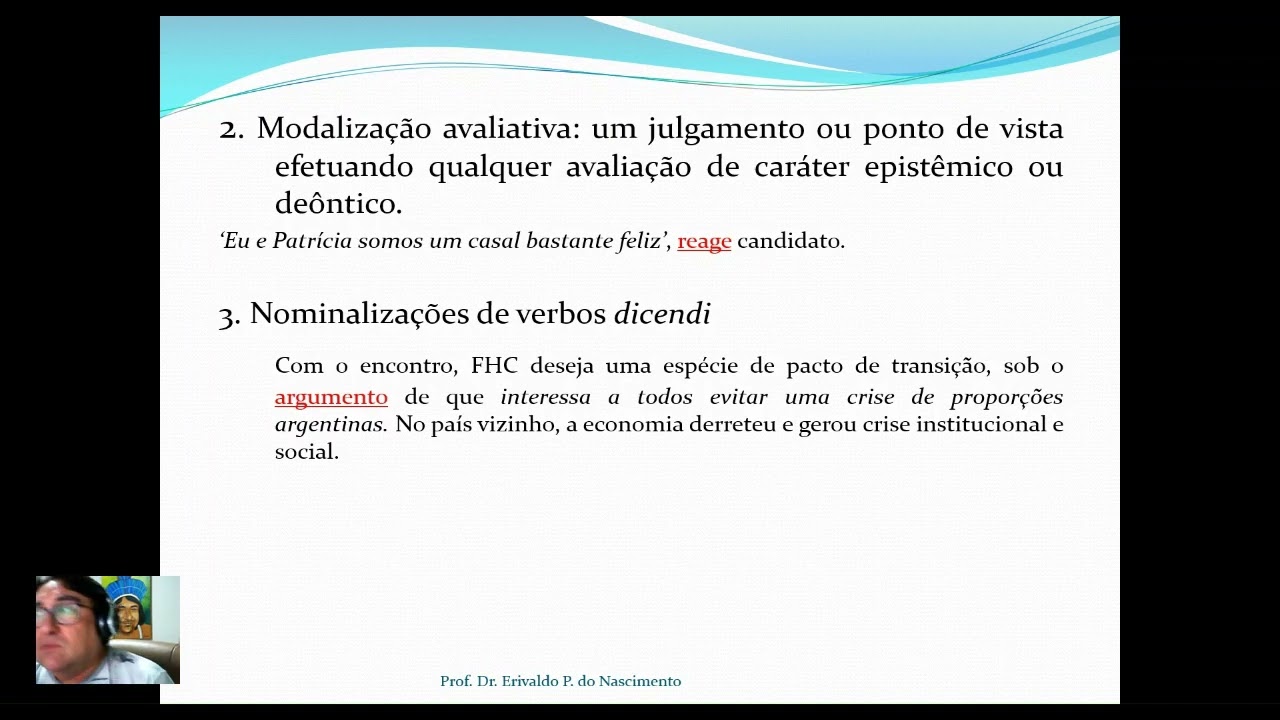 A modalização em diferentes gêneros discursivos