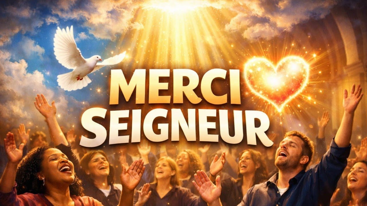 MERCI SEIGNEUR  | Chants de gratitude pour remercier Dieu pour tous Ses bienfaits