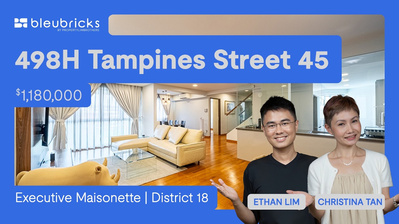 HDB Maisonette | 498H Tampines Street 45 | 1 180 000 долларов | bleubricks By PLB | Christina & E...