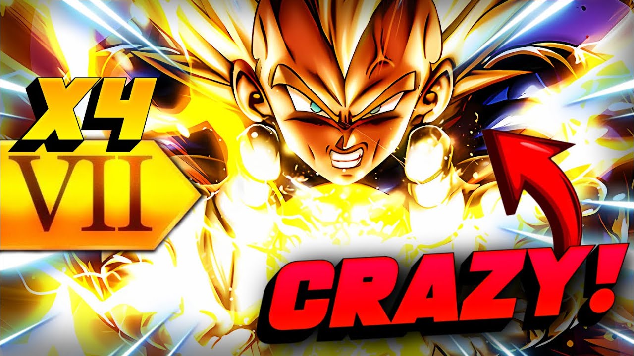 ЭТО АБСУРДНЫЙ УРОН! 4x Дзенкай усиленный LF Супер Вегета! (Dragon Ball LEGENDS)