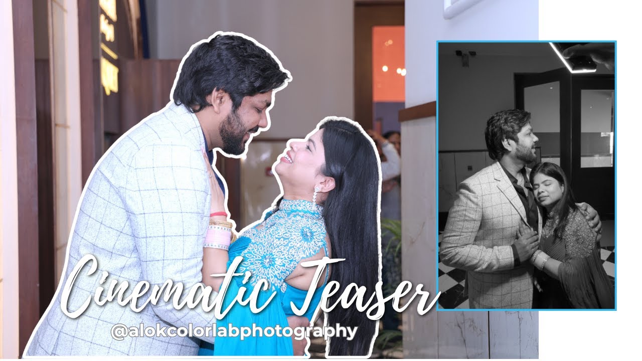 ✨🎥 Alok Color Lab Presents Cinematic  Engagement Ceremony Celebration Teaser 💍💖
