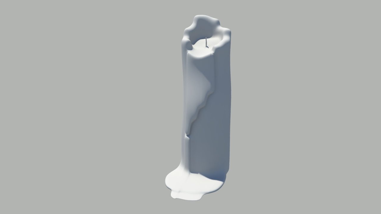 Maya tutorial: How to model a Candle in Autodesk Maya