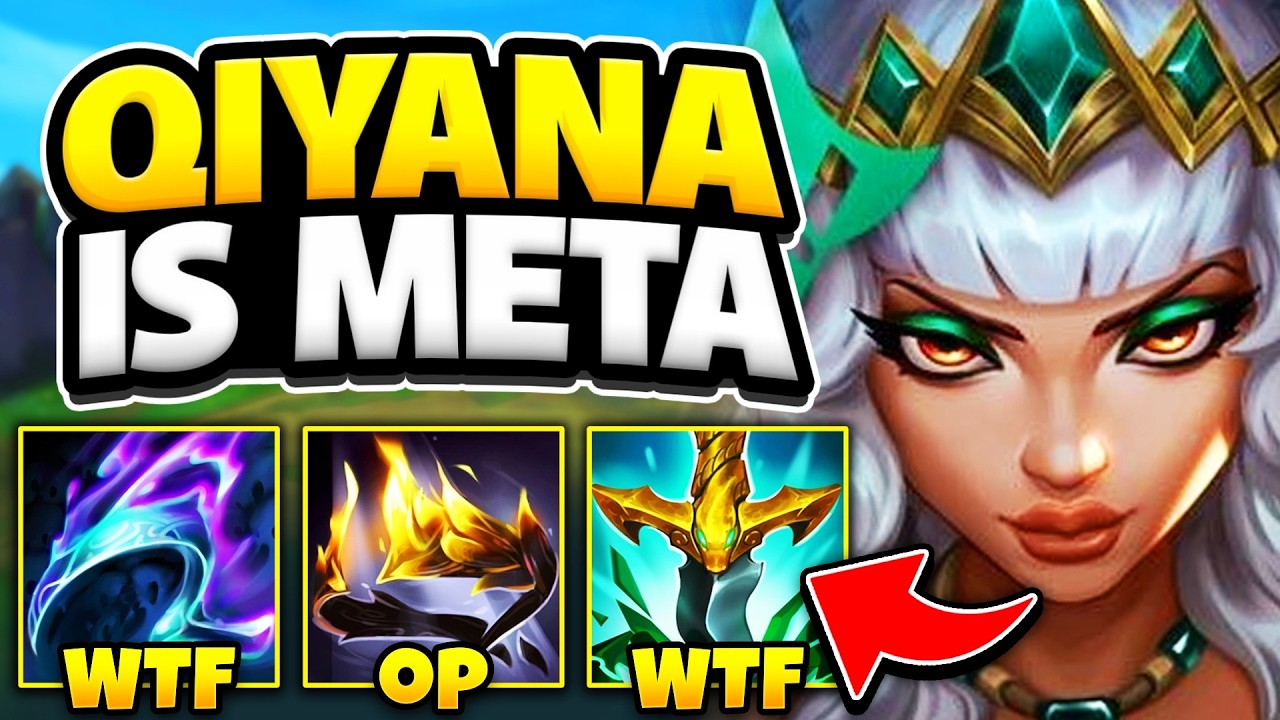 QIYANA JUNGLE ВЕРНУЛАСЬ В МЕТУ! (ОДИН УДАР ПО ИХ КЭРРИ)