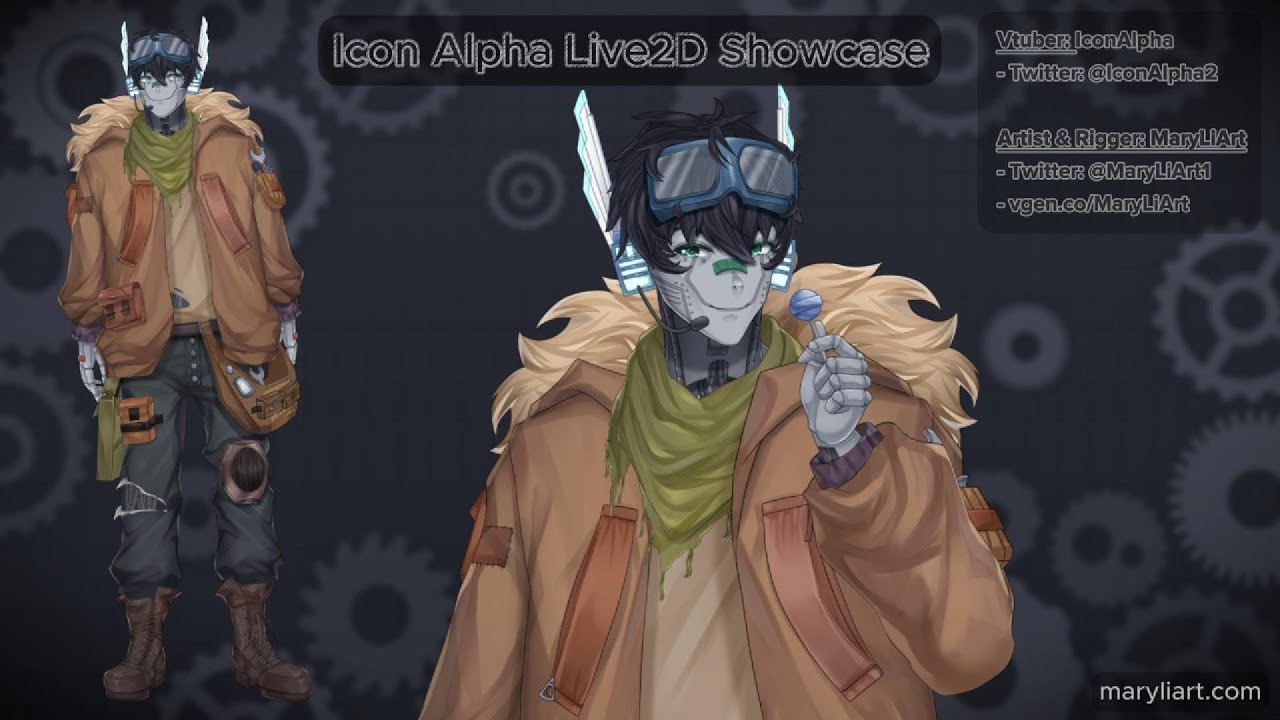 【Live2D Vtuber Model Showcase】IconAlpha