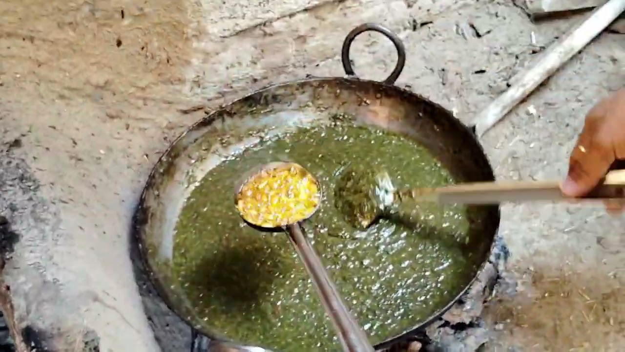 Chane ka saag a traditional sabji