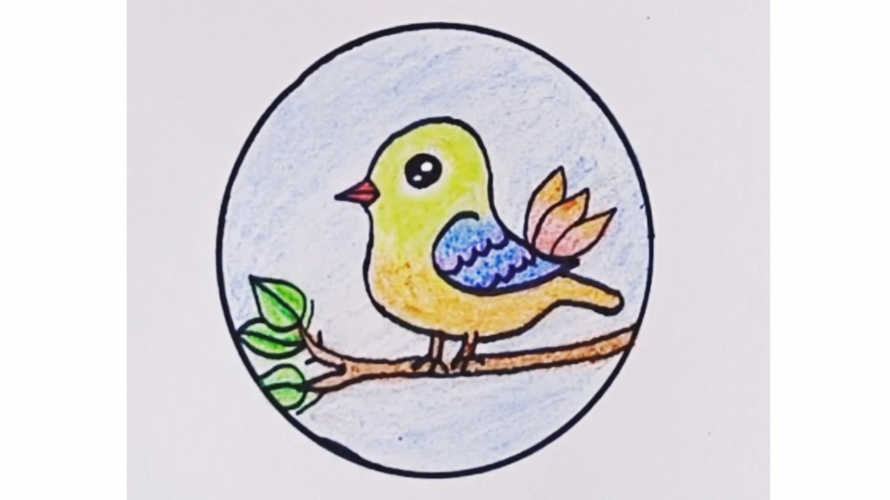 #How to Draw a bird 🦜 #Cute Drawing #Easy Drawing #Draw & Paint #S. B. Art