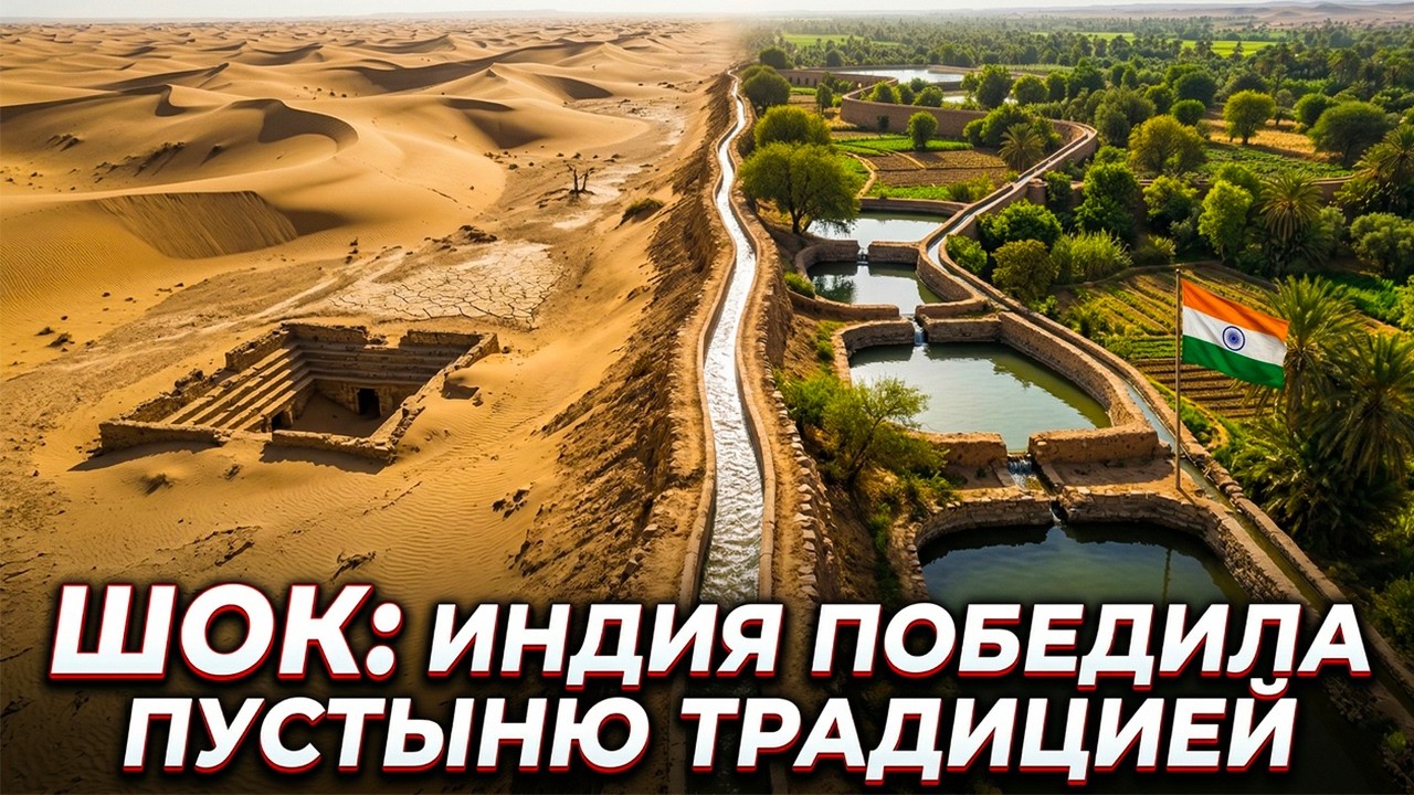 Индия превратила мертвую пустыню в цветущий оазис: этот метод шокировал весь мир