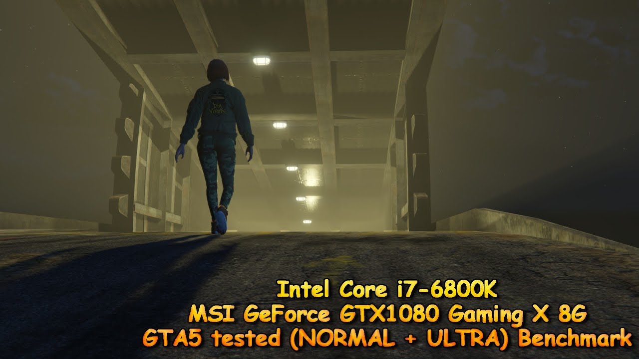 Intel Core i7 6800K + MSI GeForce GTX1080 Gaming X 8G - GTA5 tested ( NORMAL + ULTRA ) Benchmark