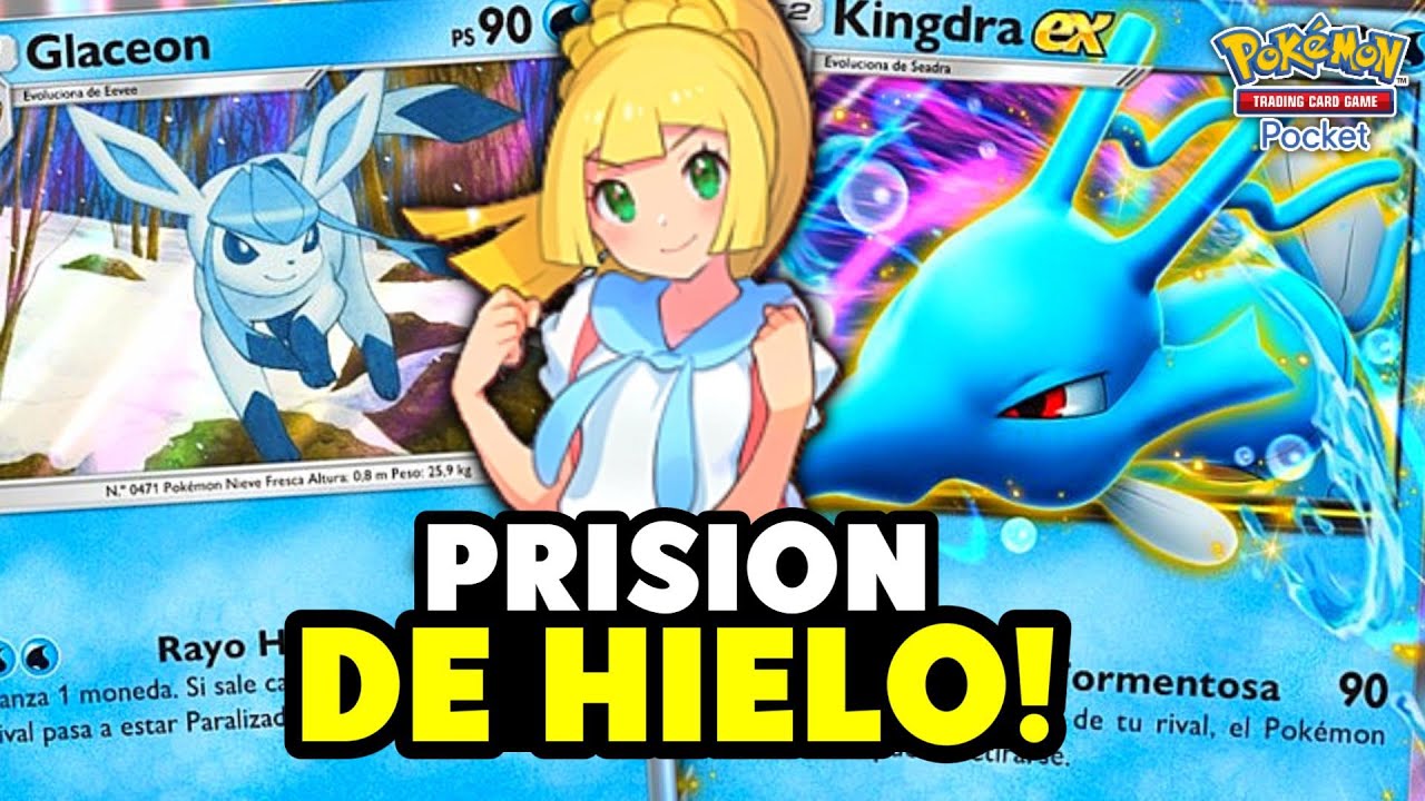 ❄️💧 ¡DOMINA las rankeds con este mazo de Glaceon y Kingdra EX en Pokémon TCG Pocket!