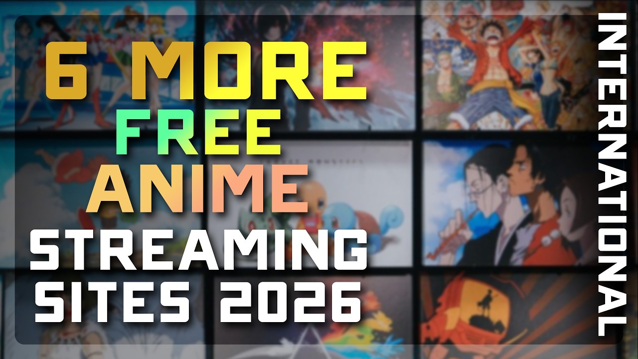 Top 6 MORE Websites to Watch Anime LEGALLY AND FREE in 2026 🌍 International Edition