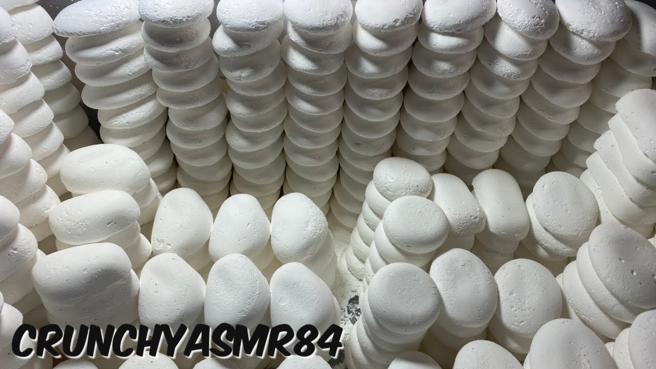 500 Gym Chalk Stones | Mass Crush | ASMR | Oddly Satisfying | Sleep Aid