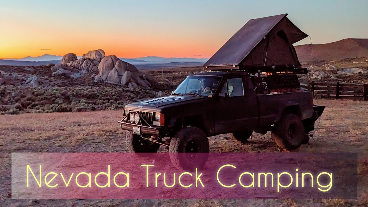 This is Nevada? ||  1988 Jeep Comanche Truck Camping