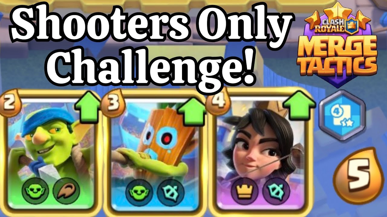 Can I Win With Shooting Troops Only? - Clash Royal Merge Tactic