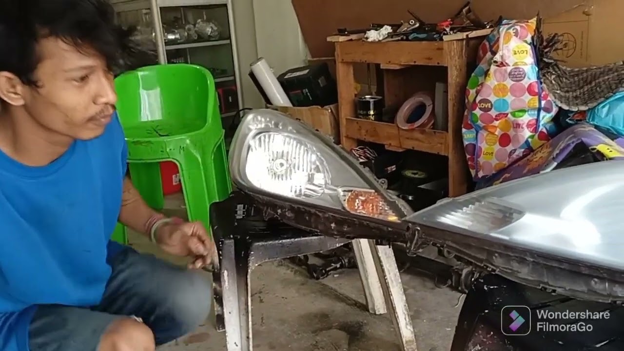 TUTORIAL BUANG RETAK 1000 PADA LAMPU MOBIL PLUS CRYSTAL COATING