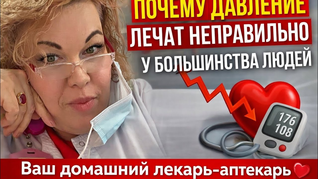 ПОЧЕМУ «ДАВЛЕНИЕ ‼️🩺ЛЕЧАТ» НЕ ПРАВИЛЬНО У БОЛЬШИНСТВА ЛЮДЕЙ?