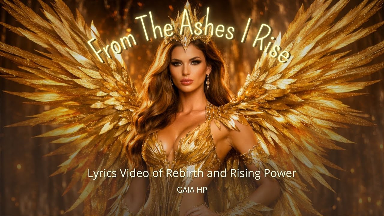 From The Ashes I Rise 🔥 Cinematic Rebirth Anthem | Lyric Video #phoenix