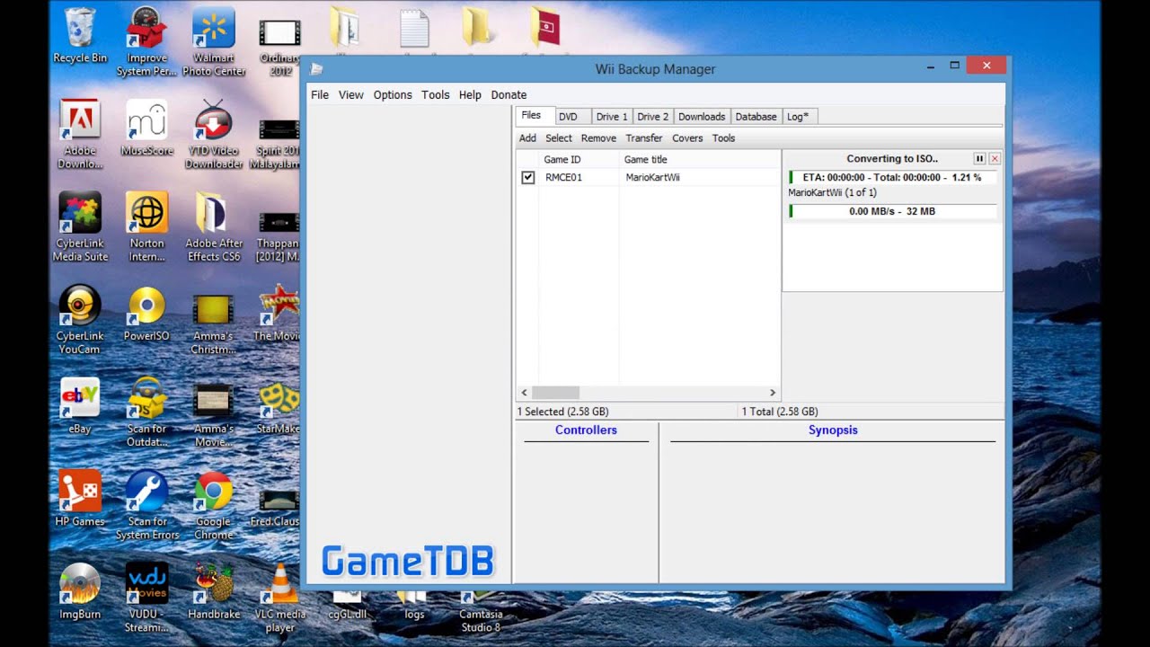 How to Convert a WBFS File to a ISO File