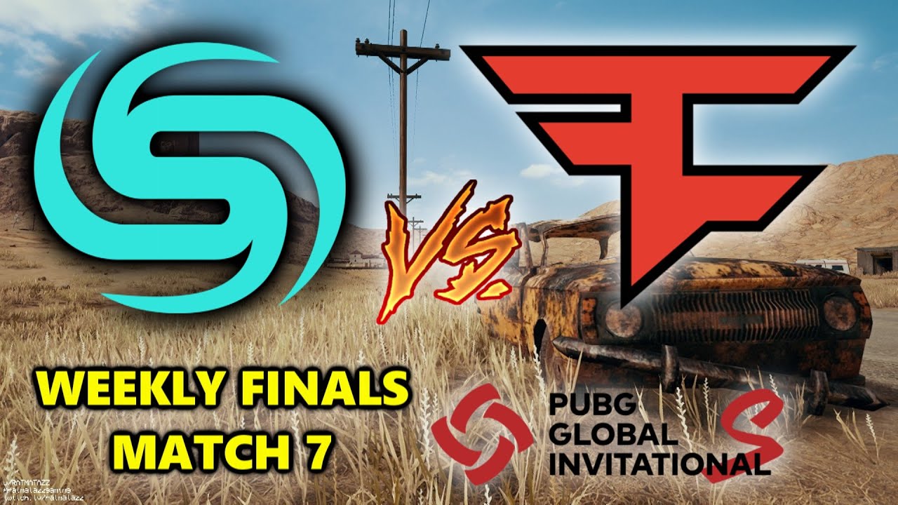 SONIQS vs FAZE CLAN - WEEKLY FINALS - PGI.S - MATCH 7 -PUBG