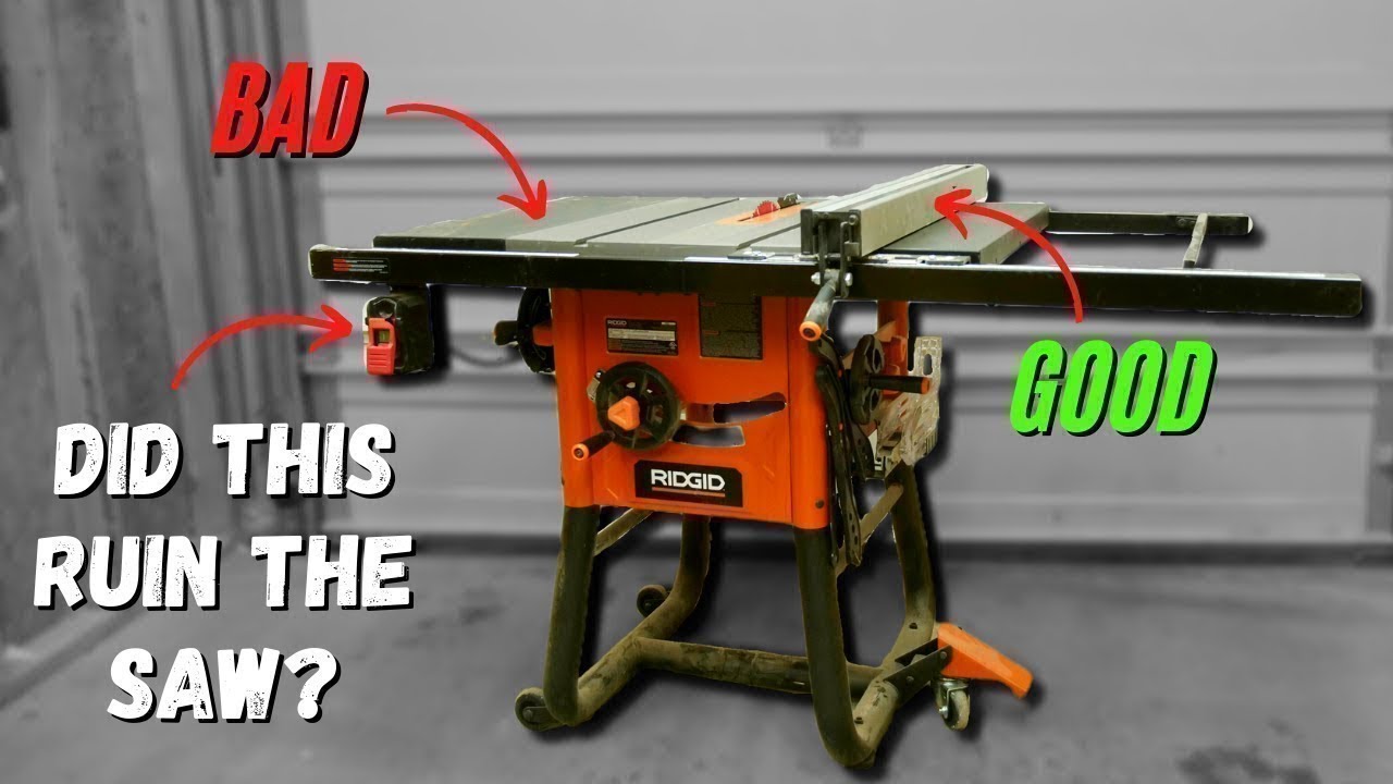 ridgid made some bad decisions... r4560 table saw