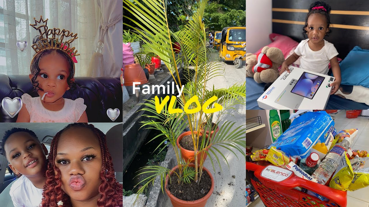 Family Vlog: My daughter turned ONE! Buying new gadgets & celebrating my Man on his birthday🤍