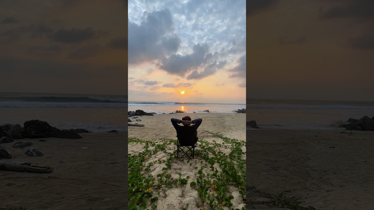 Enjoy the sunset 🌅🏖️🏝️ #beach #enjoying #enjoyment #enjoylife #sunset #iftar