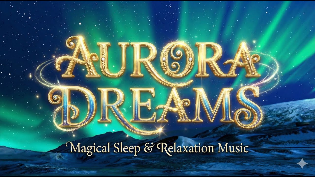 Relaxing Aurora Music 🌌 Soothing Northern Lights & Night Sky for Sleep