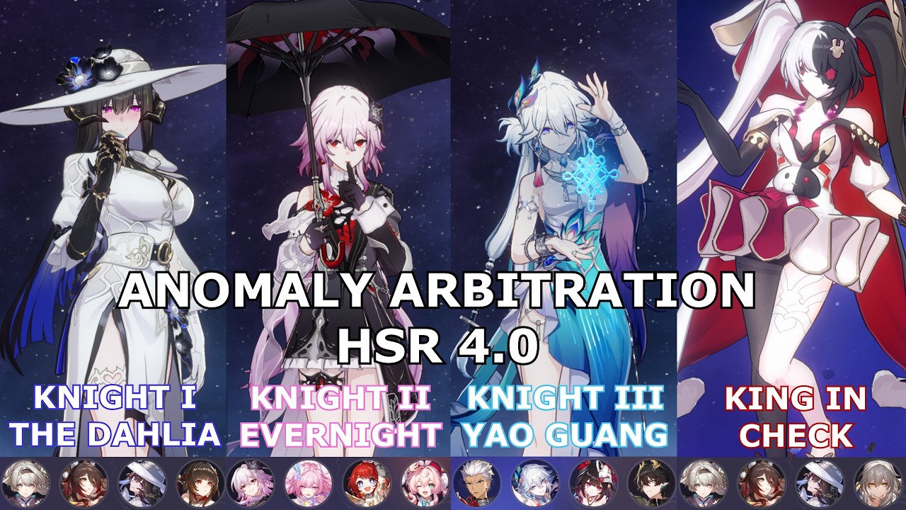 NEW Anomaly Arbitration 4.0 (9 Star Clear & 2 Star King in Check) | Honkai Star Rail